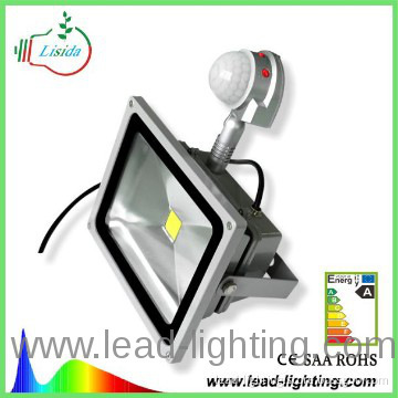 Led flood light with motion sensor